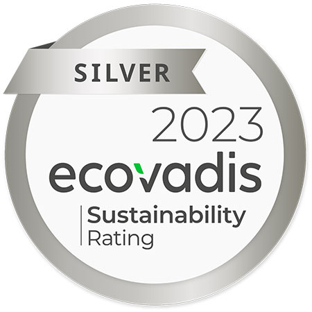 Logo Médaille d'argent 2023 ecovadis
